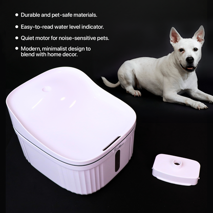 PETBABAS Automatic Pet Water Fountain for Cats and Dogs