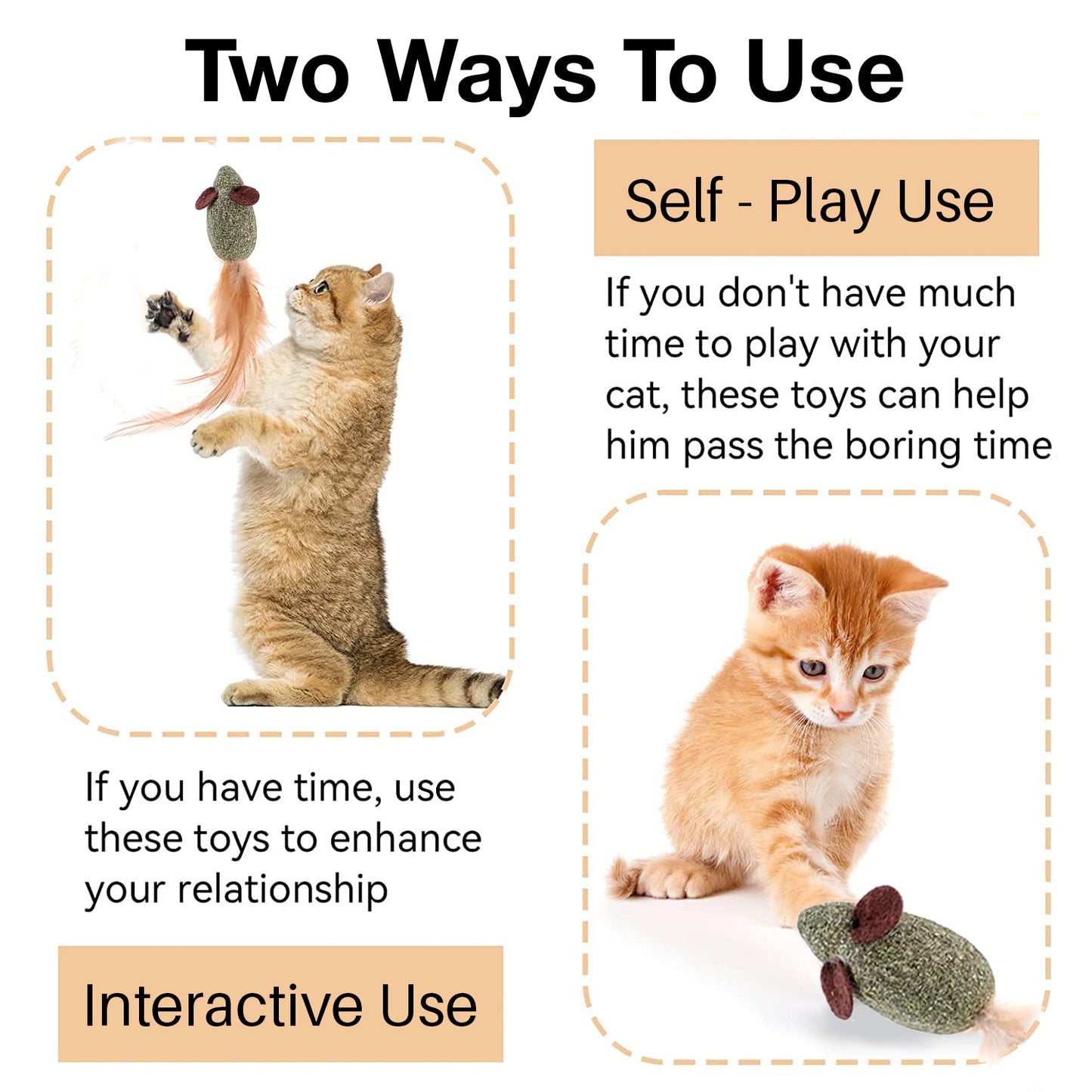 Petbabas Lifelike Cat Toy