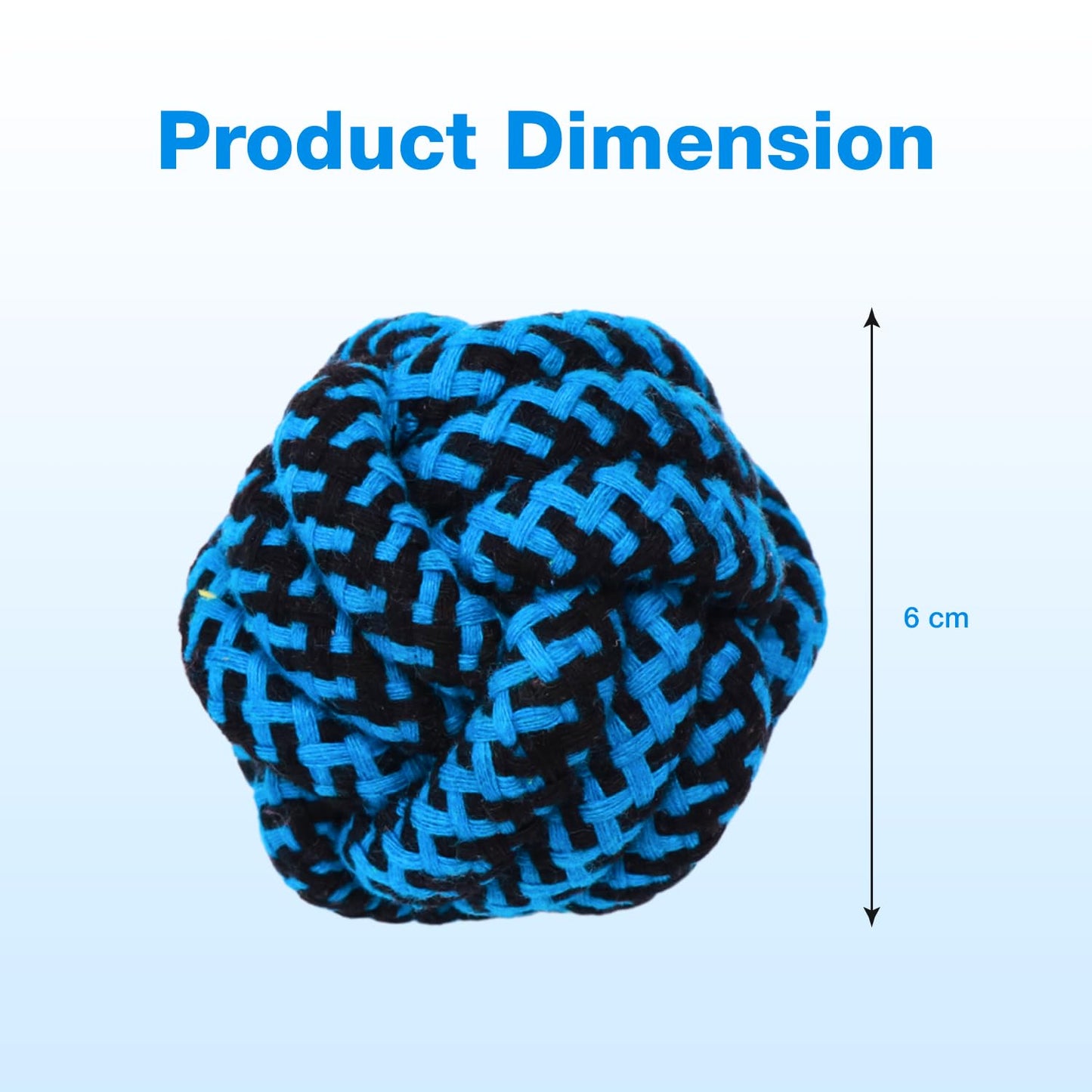 PETBABAS Cotton Rope Balls for Dogs and Pets