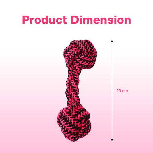 Petbabas Knotted Dumbbell Rope for Dogs and Pets