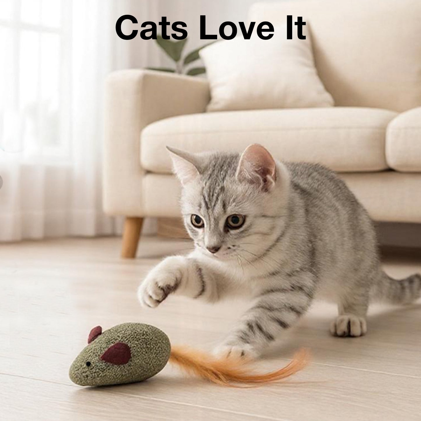 Petbabas Lifelike Cat Toy
