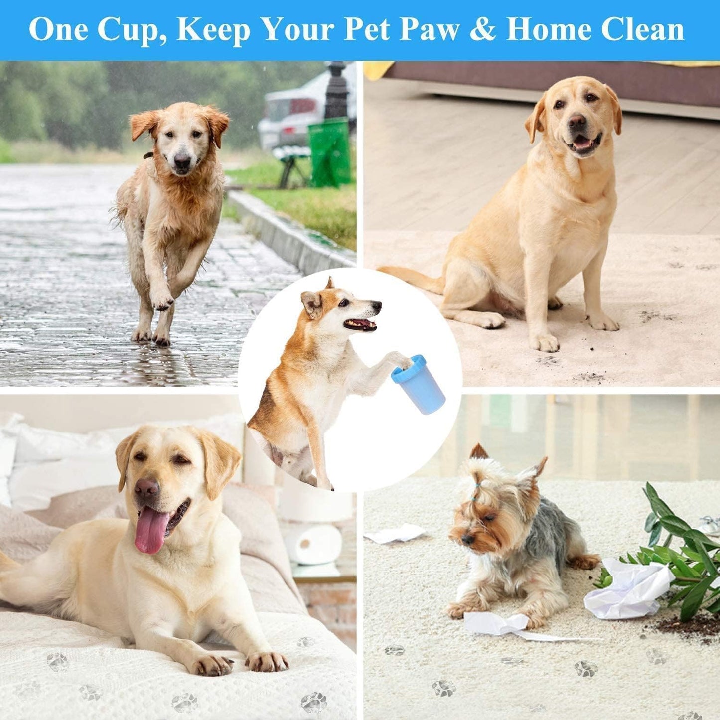 Petbabas Portable Dog Paw Washer Dog Paw Cleaner