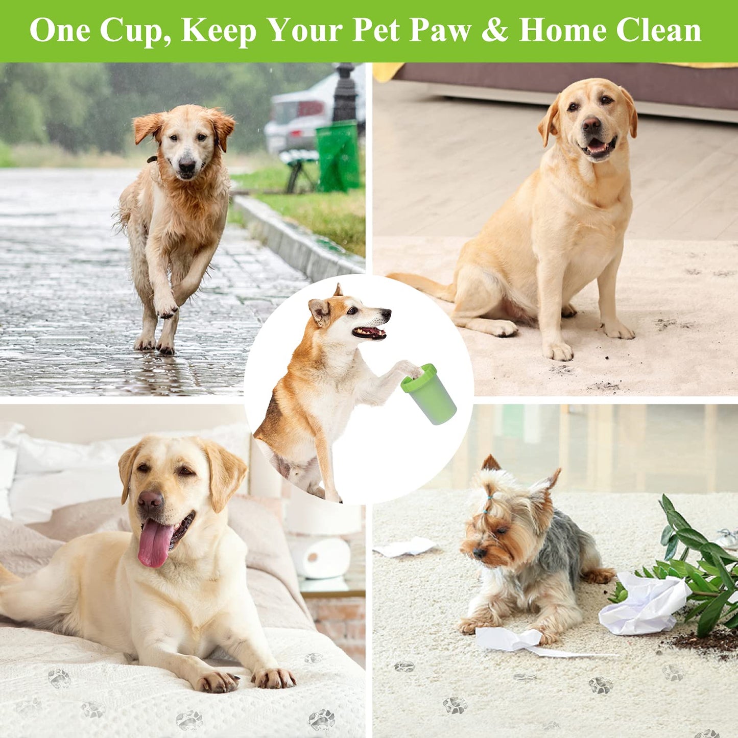 Petbabas Portable Dog Paw Washer Dog Paw Cleaner