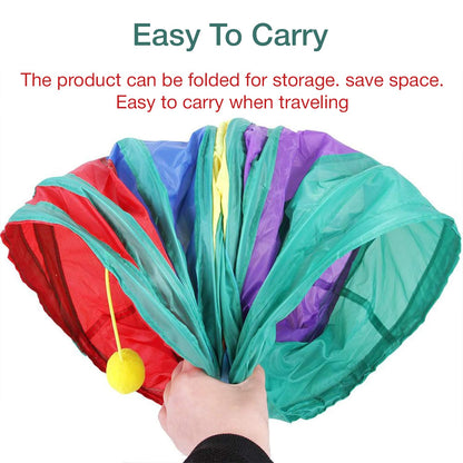 Petbabas 3-Way Pet Tunnels and Activity Toys for Small Animals