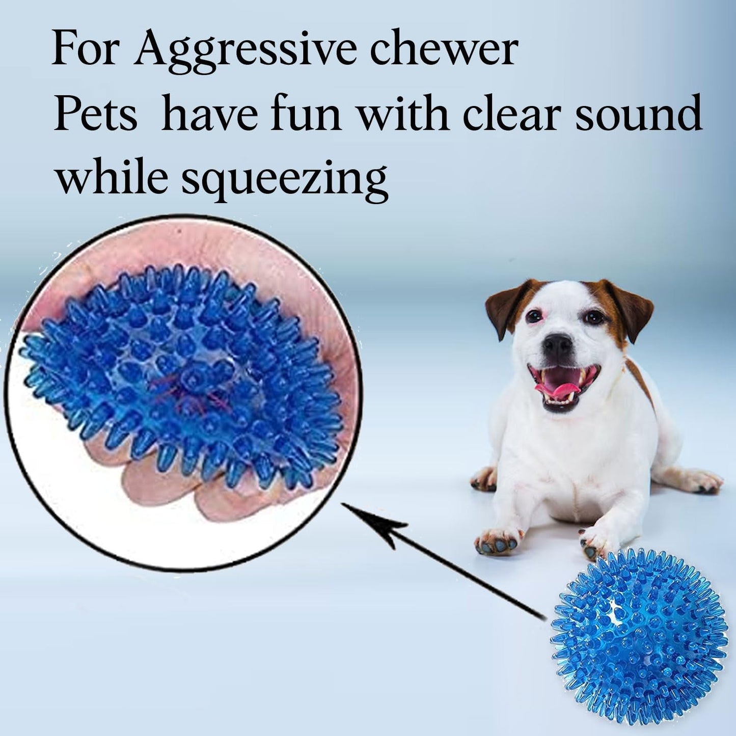 PETBABAS Dog Toy Super Durable TPR Rubber