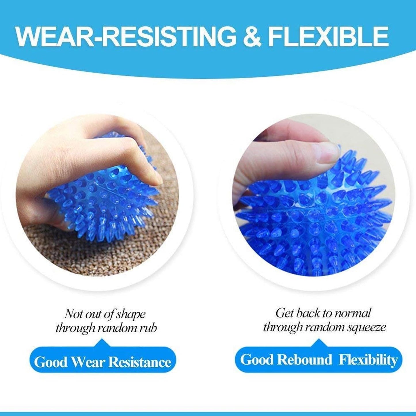 PETBABAS Dog Toy Super Durable TPR Rubber