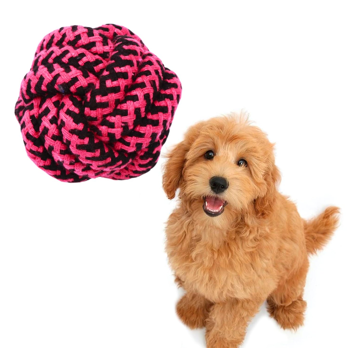 PETBABAS Cotton Rope Balls for Dogs and Pets