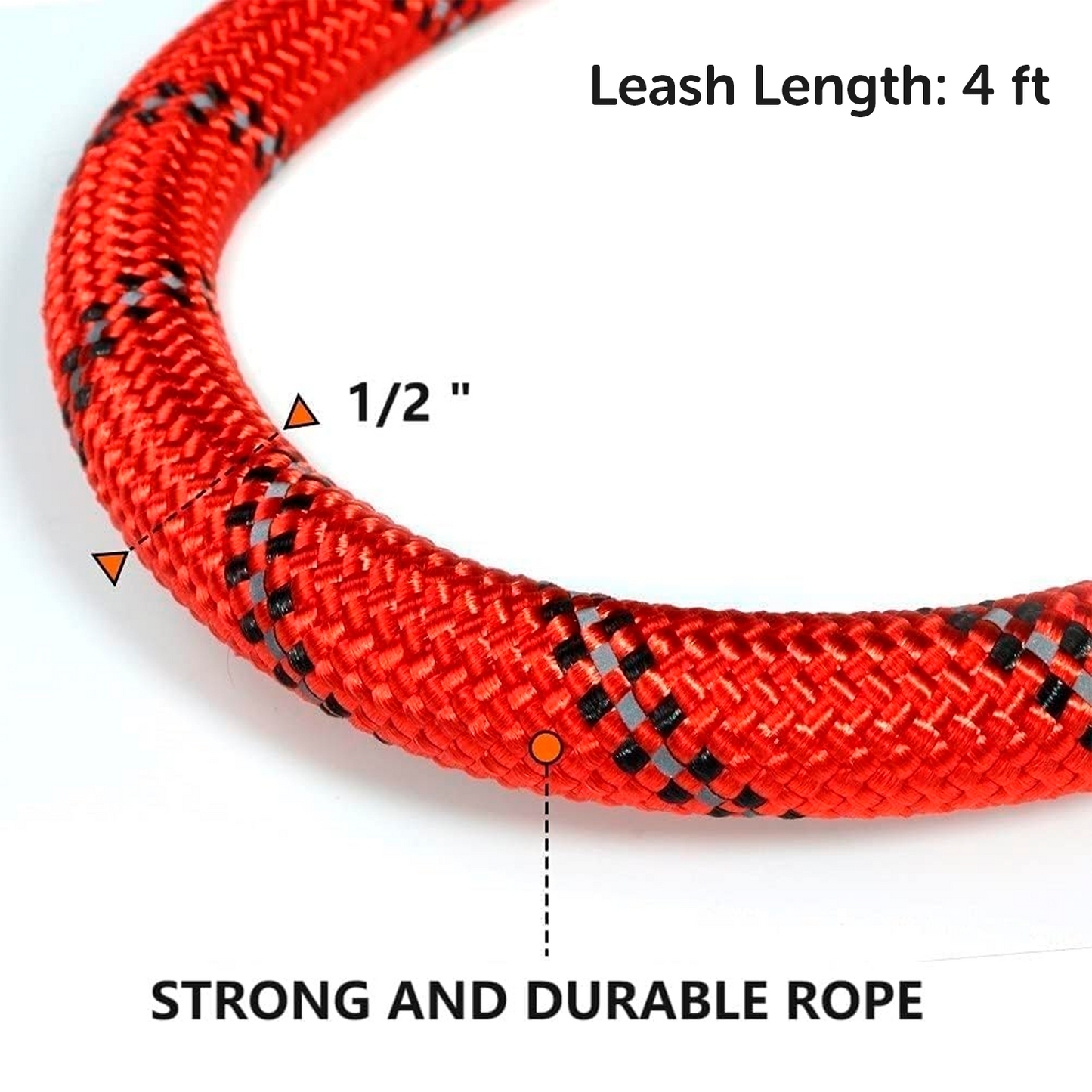 PETBABAS Reflective Adjustable Pet Leash for Dogs