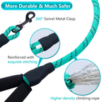 PETBABAS Reflective Adjustable Pet Leash for Dogs and Cats