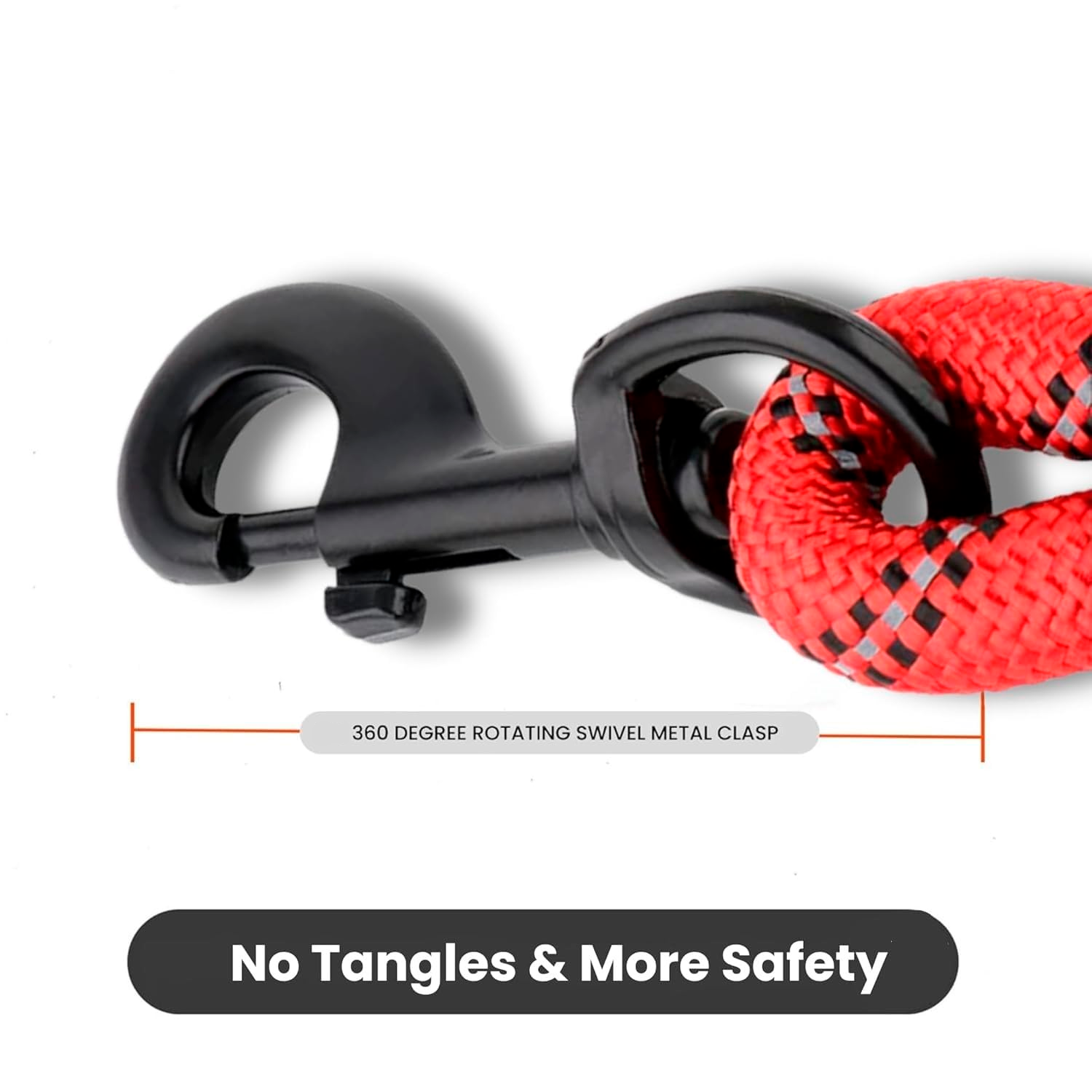 PETBABAS Reflective Adjustable Pet Leash for Dogs and Cats