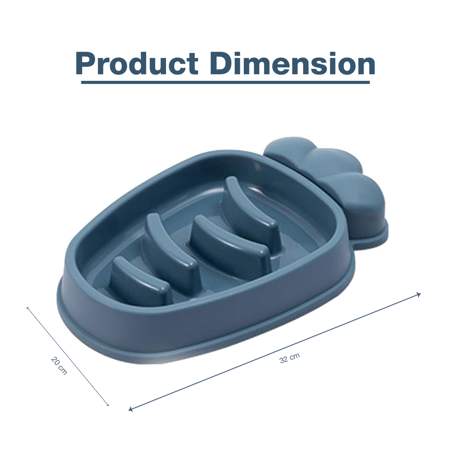 PETBABAS Durable Slow Feeder Bowl for Dogs