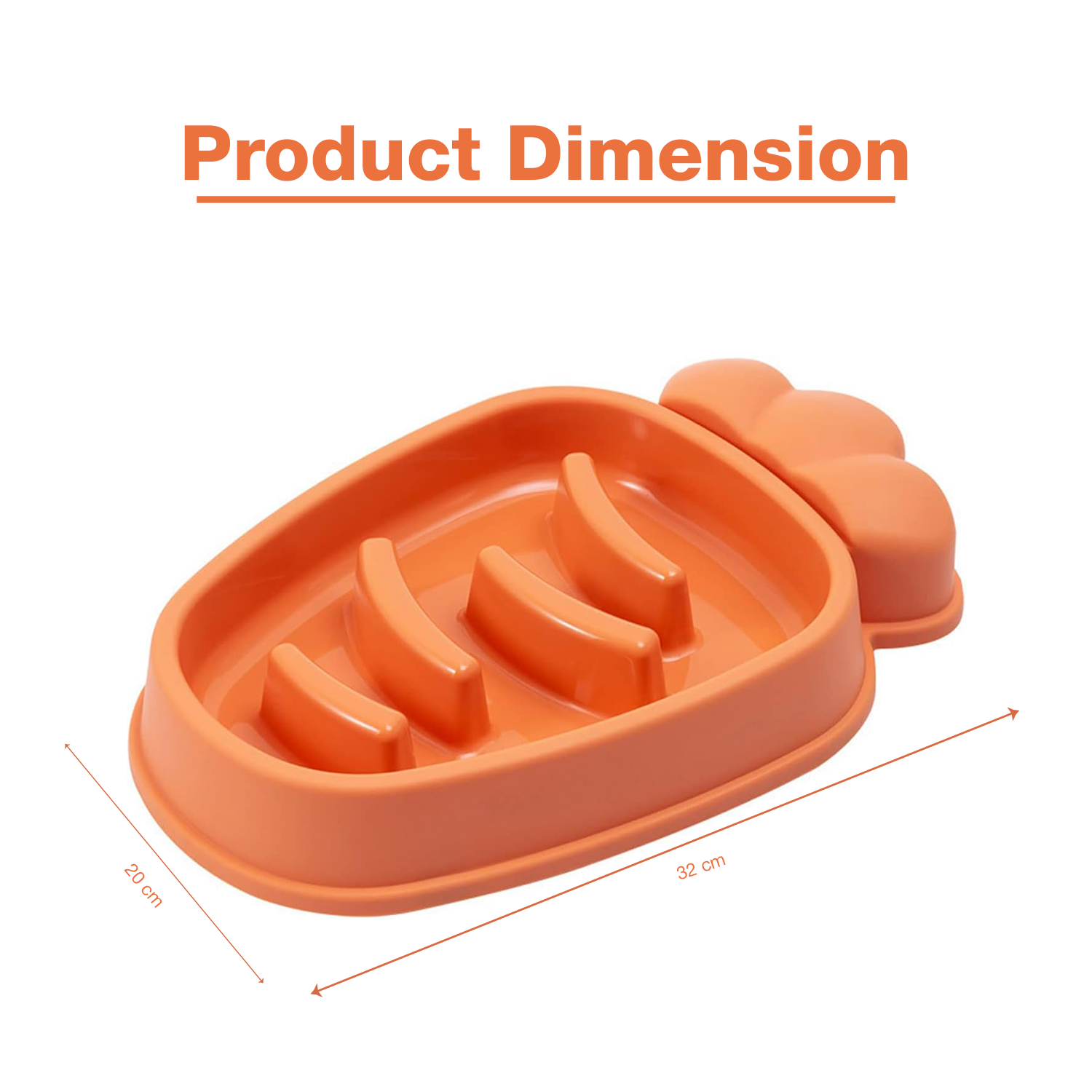 PETBABAS Durable Slow Feeder Bowl for Dogs