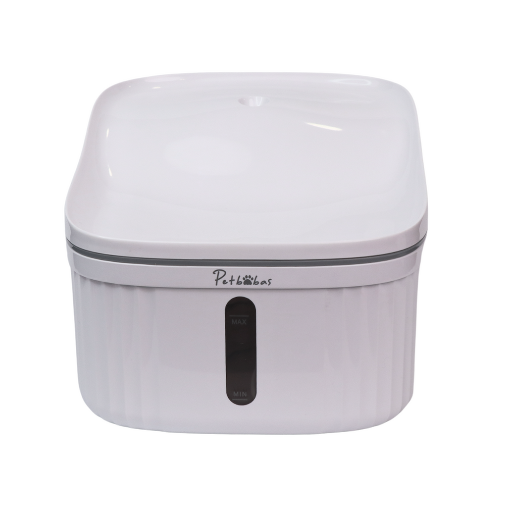 PETBABAS Automatic Pet Water Fountain for Cats and Dogs