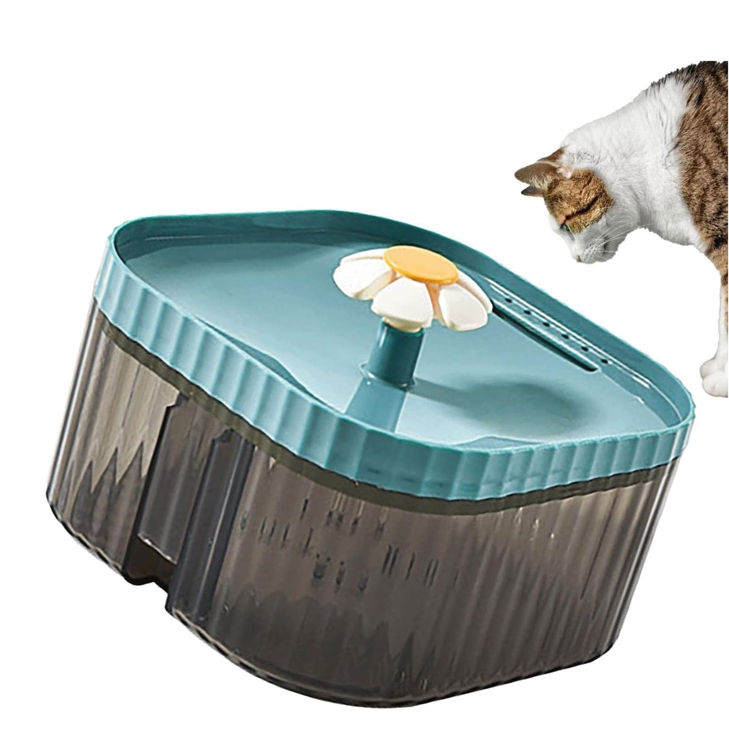 PETBABAS Automatic Pet Water Fountain for Cats and Dogs Ultra-Quiet