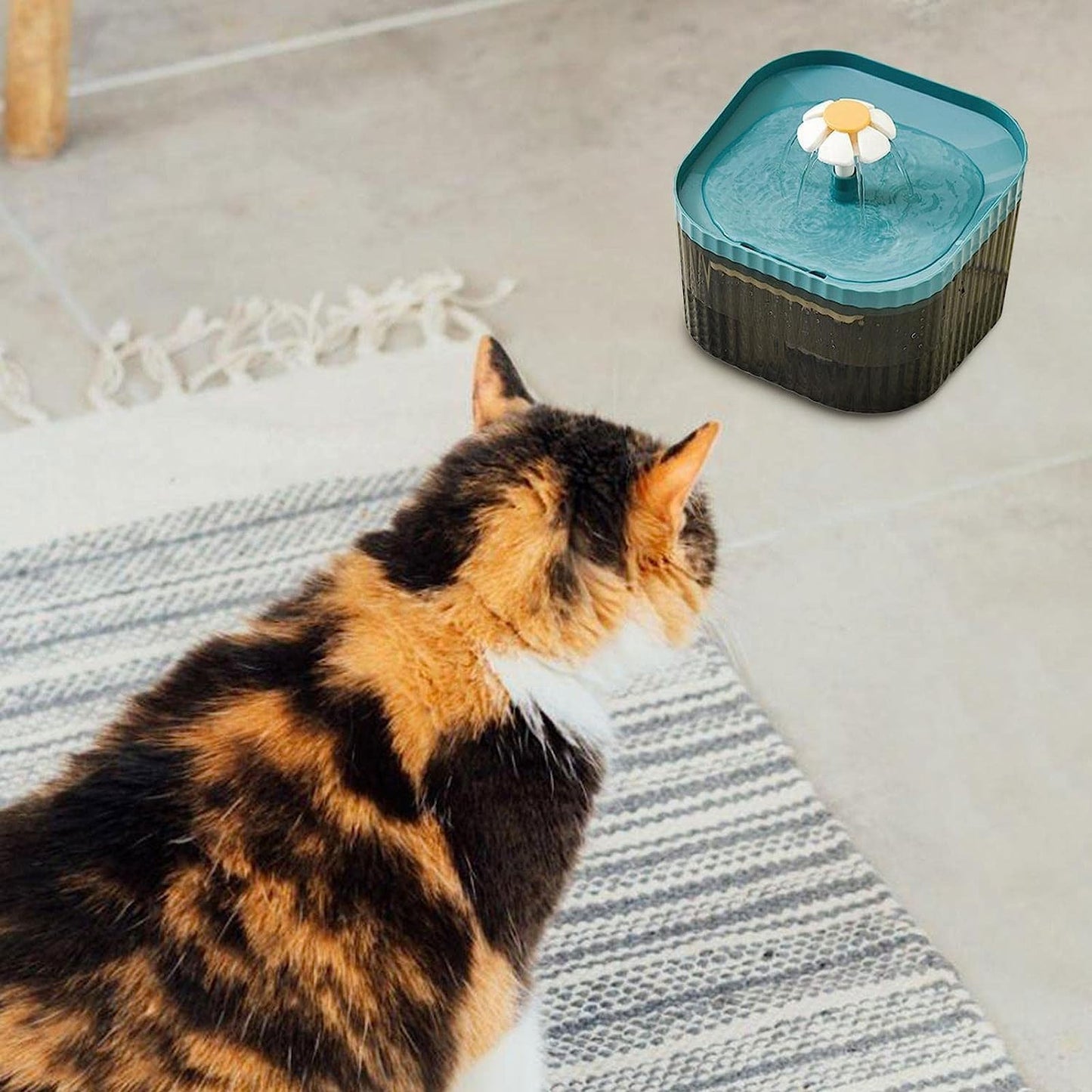 PETBABAS Automatic Pet Water Fountain for Cats and Dogs Ultra-Quiet