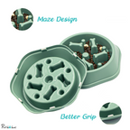 PETBABAS Durable Slow Feeder Bowl for Dogs