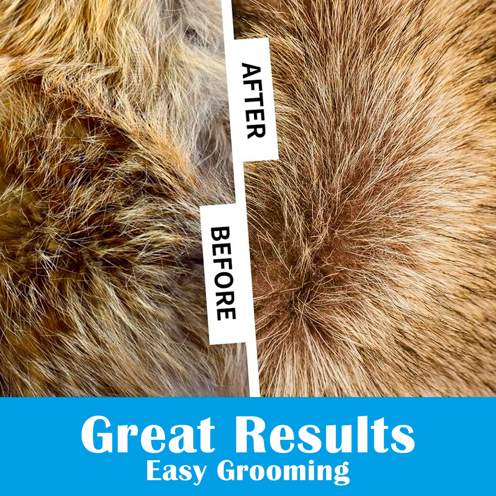 PETBABAS Dog Brush Dogs Comb, 2 in 1 Deshedding Tool