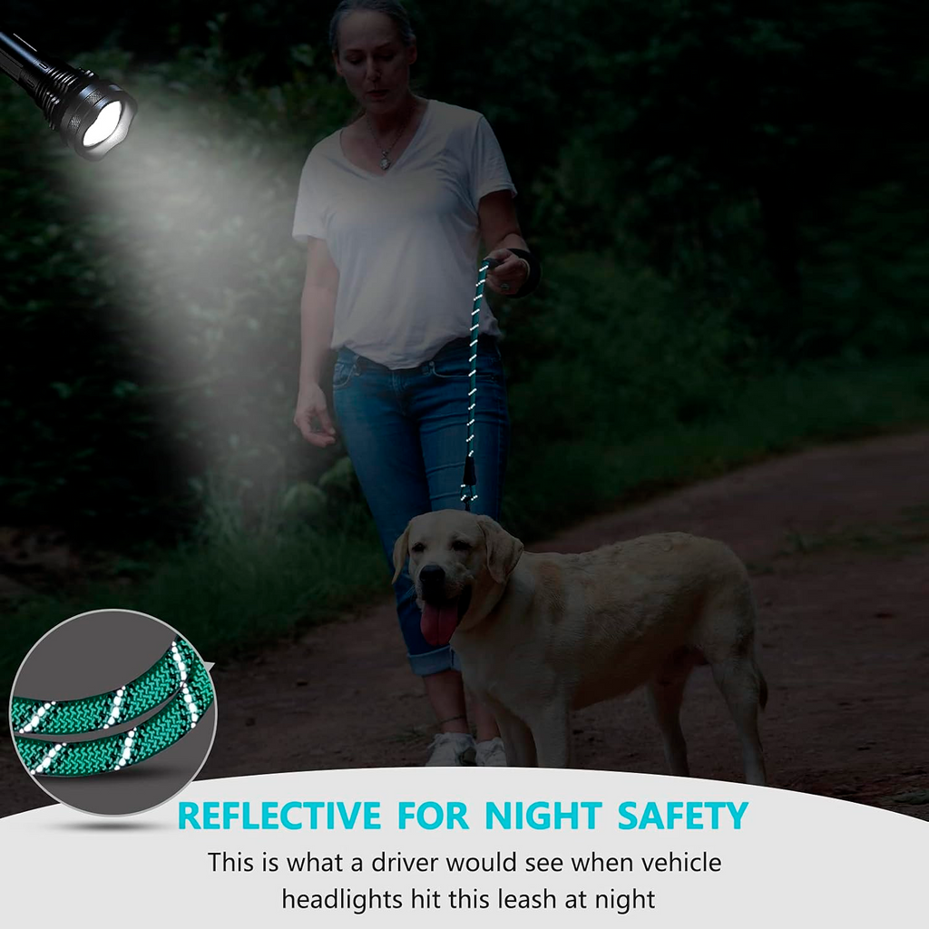 PETBABAS Reflective Adjustable Pet Leash for Dogs and Cats