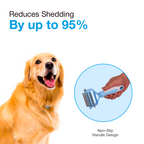 PETBABAS Dog Brush Dogs Comb, 2 in 1 Deshedding Tool