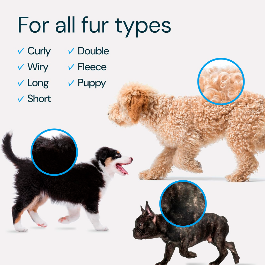 PETBABAS Dog Brush Dogs Comb, 2 in 1 Deshedding Tool