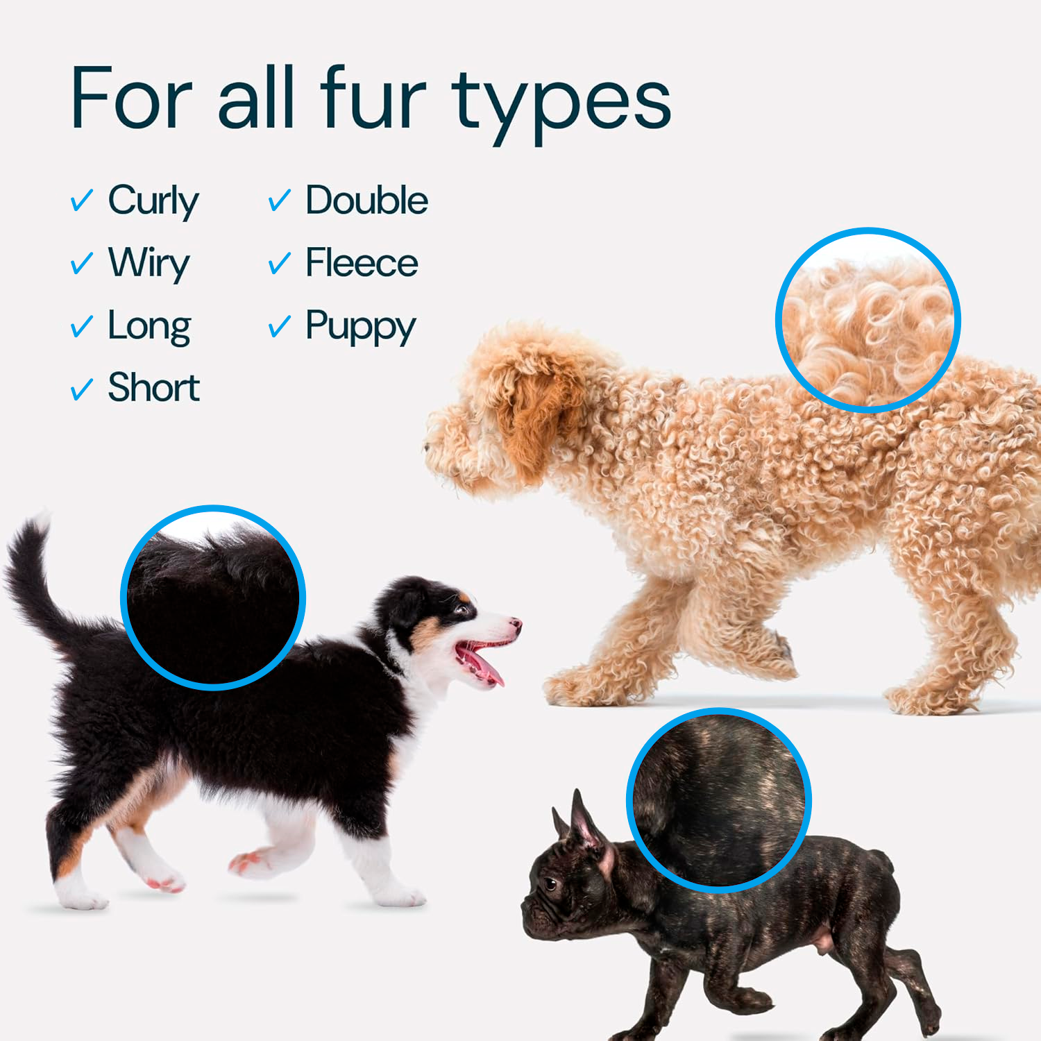 PETBABAS Dog Brush Dogs Comb, 2 in 1 Deshedding Tool