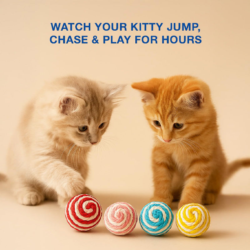 Petbabas Interactive Cat Toy Balls