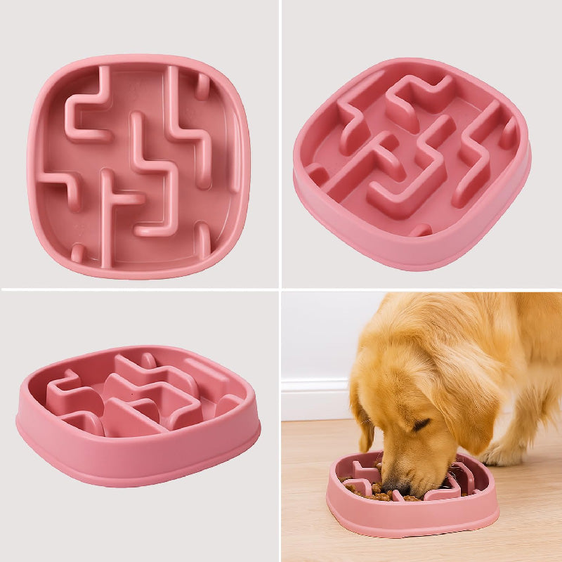 Petbabas Square Slow Feeder Bowl