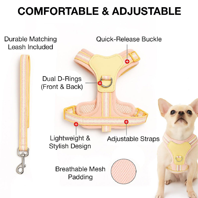 Petbabas Pastel Peach Harness