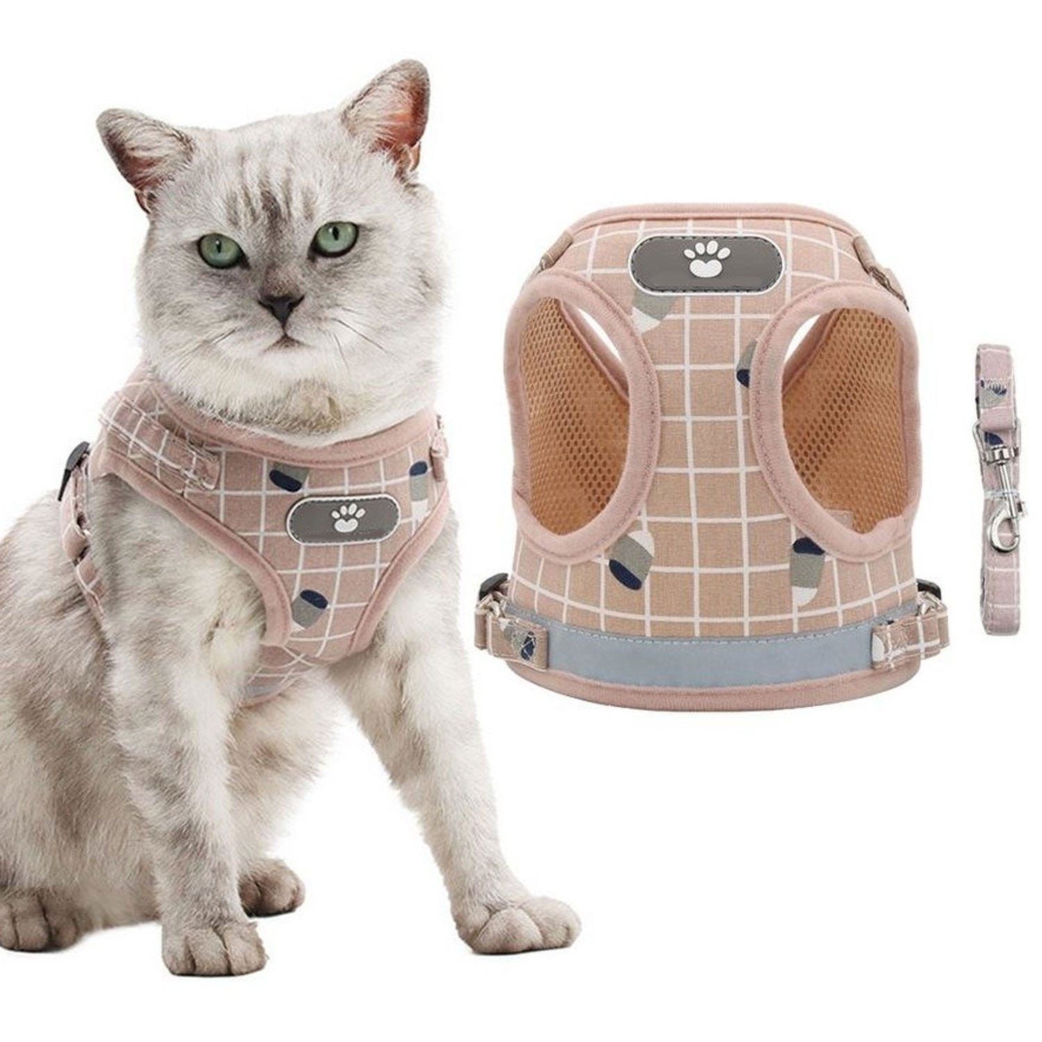 PETBABAS Adjustable Comfort Harness for Dog and Cat
