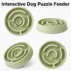 Petbabas Round Slow Feeder Bowl