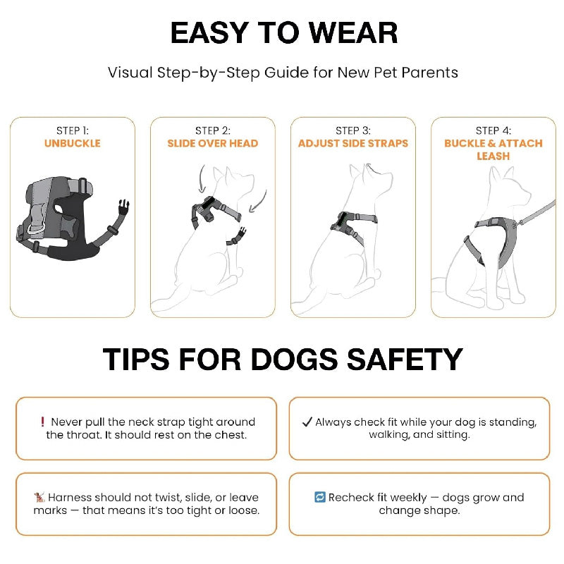 Petbabas Pastel Peach Harness