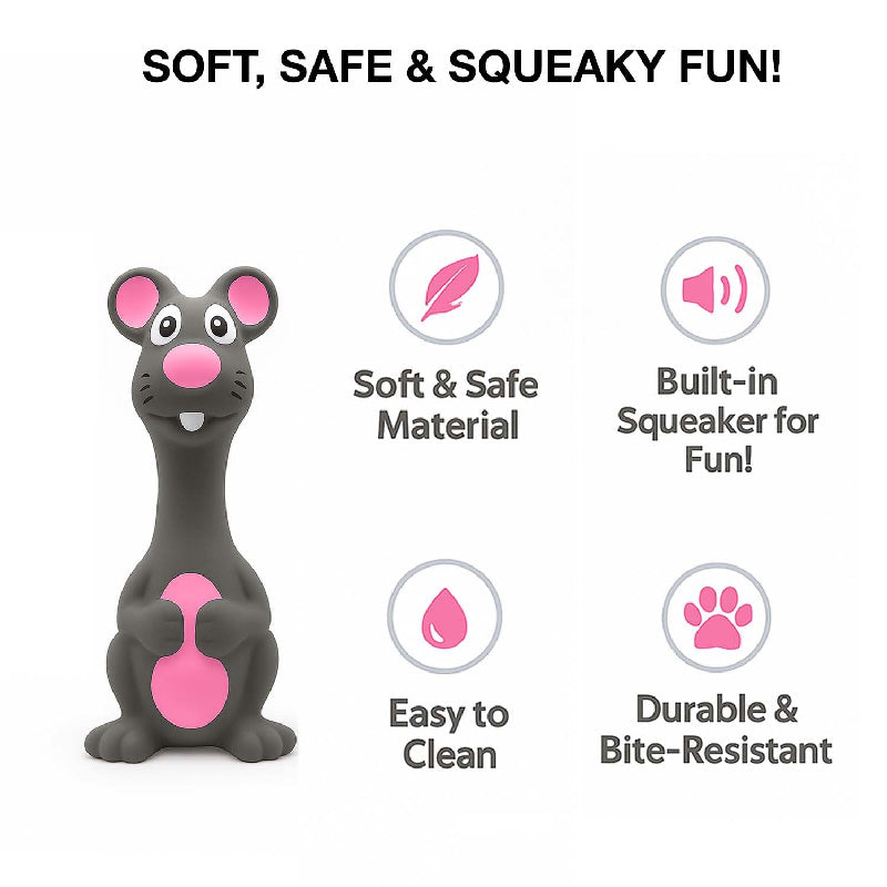 Squeaky Rubber Chicken Dog Toy