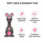 Squeaky Rubber Chicken Dog Toy