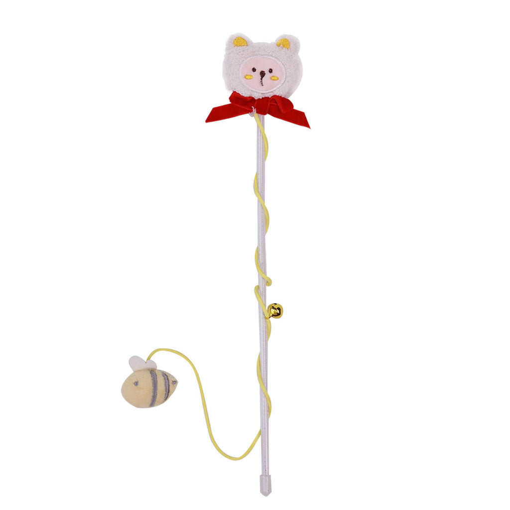 Petbabas Cat and Dog Playing Stick