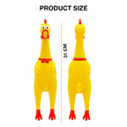 Squeaky Rubber Chicken Dog Toy