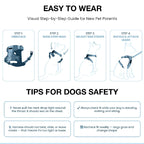 Petbabas Black cartoon harness