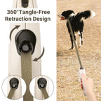 PETBABAS Adjustable Retractable Dog Leash