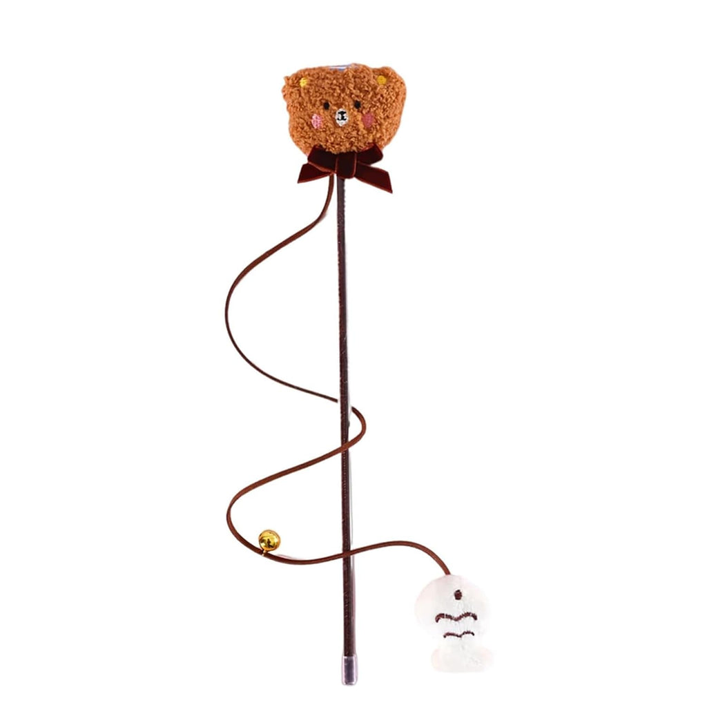 Petbabas Cat and Dog Playing Stick