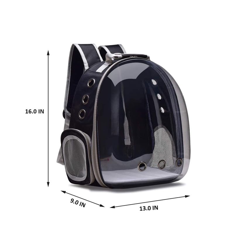 PETBABAS Transparent Pet Carrier Backpack