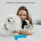 PETBABAS Dog Chew Toy for Puppy, Cute Blue Small Dog Toy