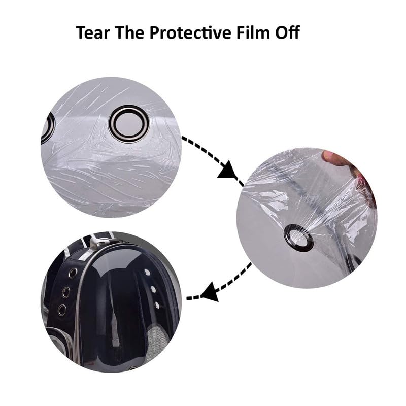 PETBABAS Transparent Pet Carrier Backpack