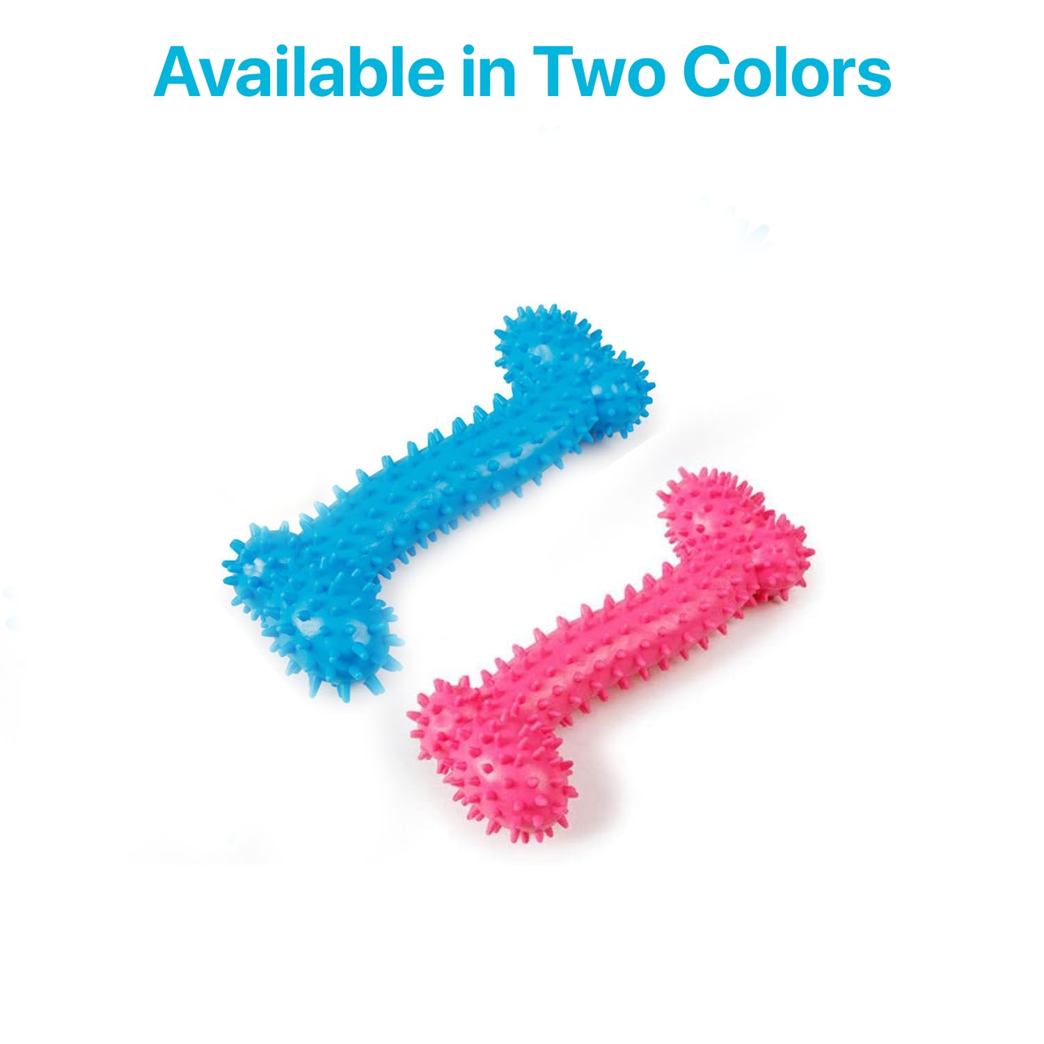 PETBABAS Dog Chew Toy for Puppy, Cute Blue Small Dog Toy