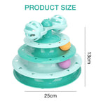 Petbabas Cat Toy Roller, Cat Turntable Ball Interactive