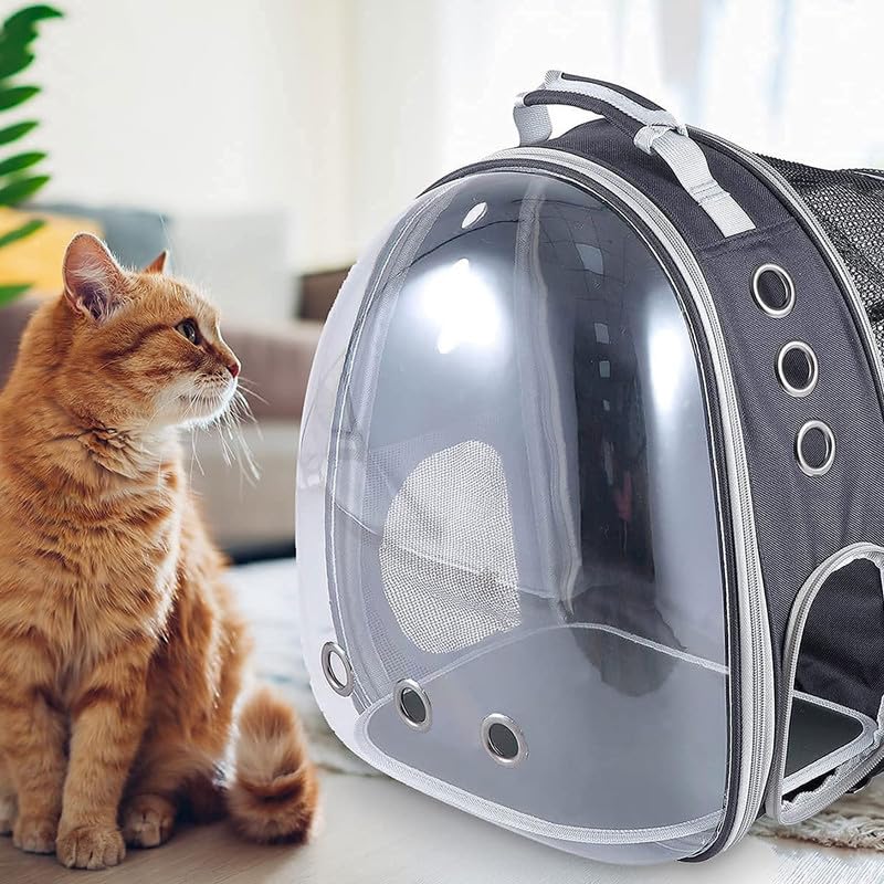 PETBABAS Transparent Pet Carrier Backpack