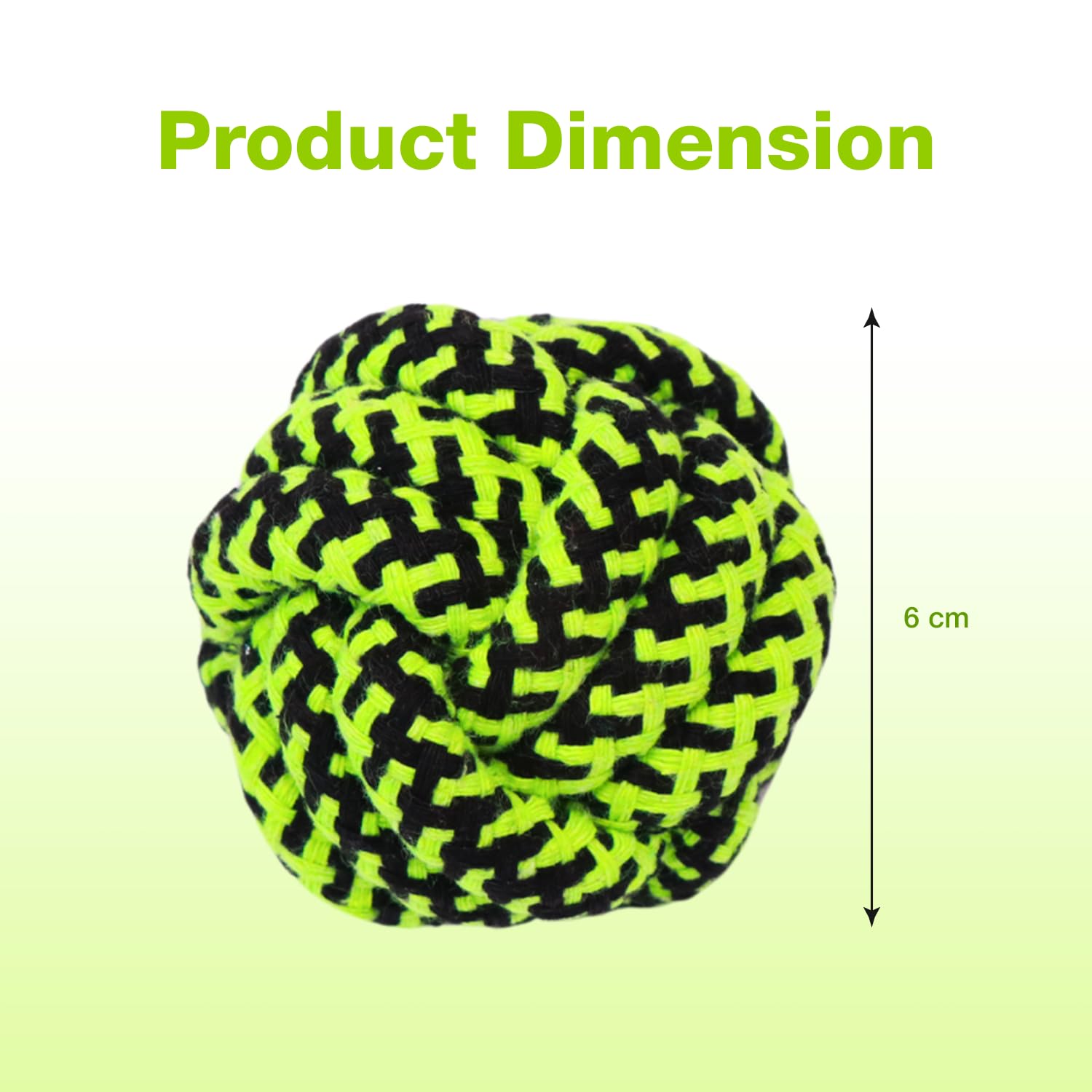 PETBABAS Cotton Rope Balls for Dogs and Pets