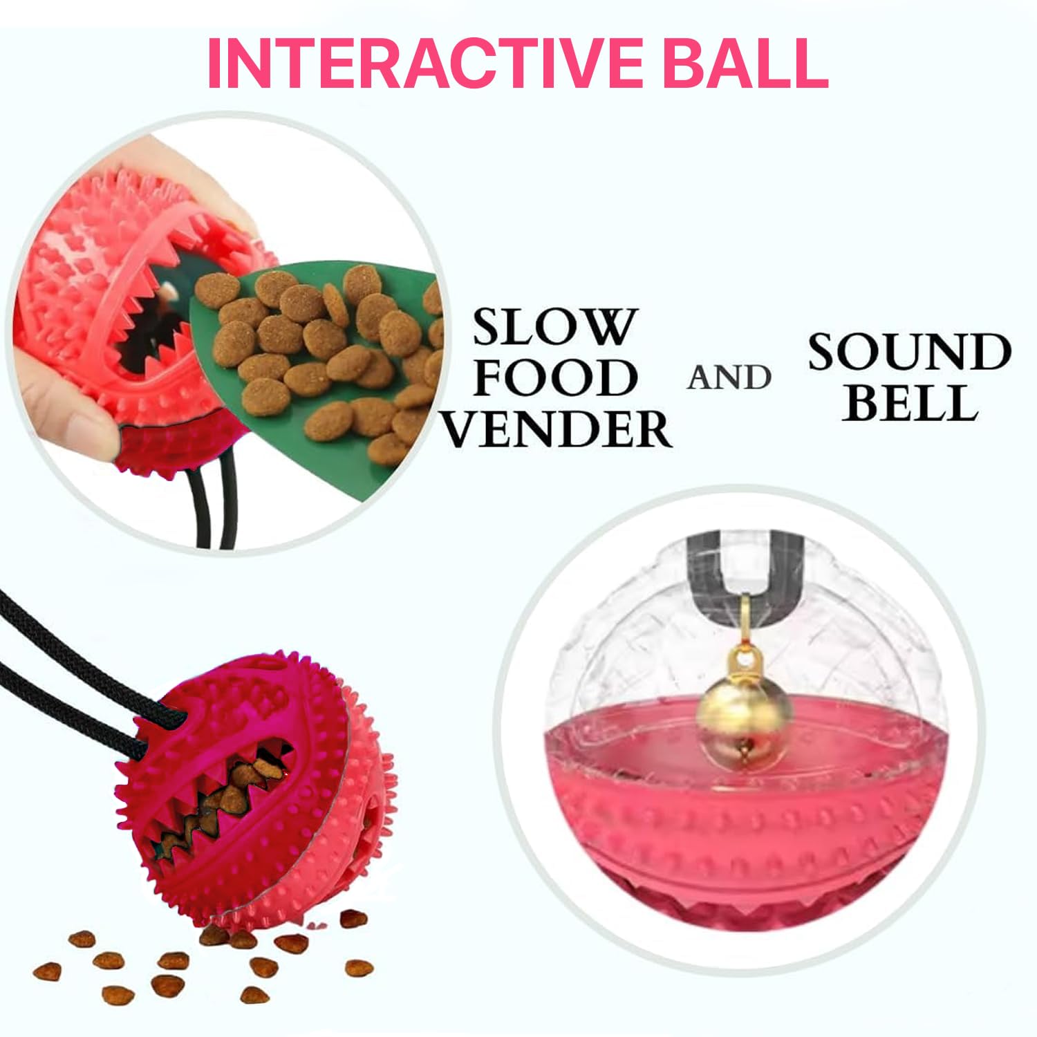 PETBABAS Dog Suction Chew Pull Toy