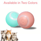 Petbabas Smart 360° Self-Rolling Cat Chasing Rotatable Toy Ball with LED Lights