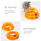 Petbabas Cat Toy Roller, Cat Turntable Ball Interactive