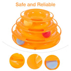 Petbabas Cat Toy Roller, Cat Turntable Ball Interactive