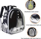 PETBABAS Transparent Pet Carrier Backpack